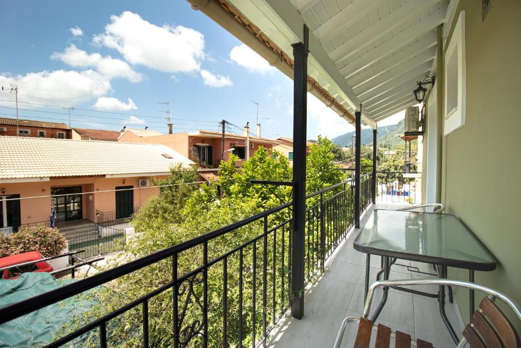 Balkón nebo terasa v ubytování Dragana apartments