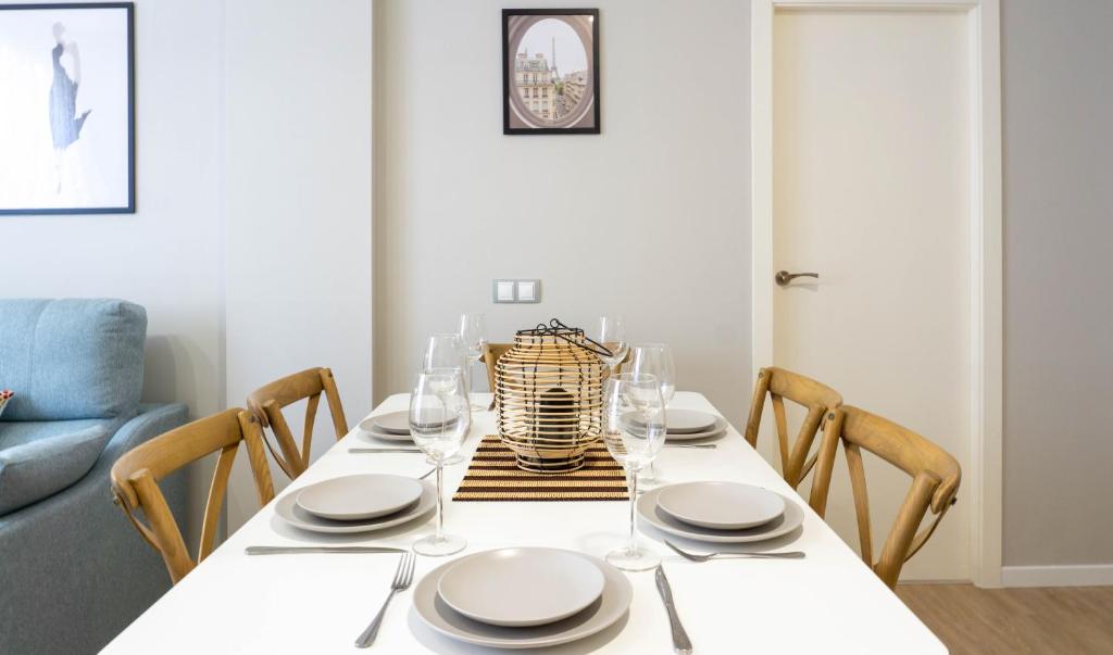Posezení v ubytování Luxury Apartment Dos Aceras