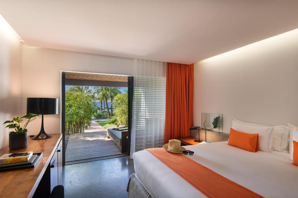 Postel nebo postele na pokoji v ubytování Hotel Christopher Saint Barth