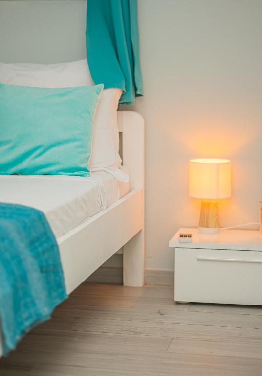 Postel nebo postele na pokoji v ubytování VT cottage