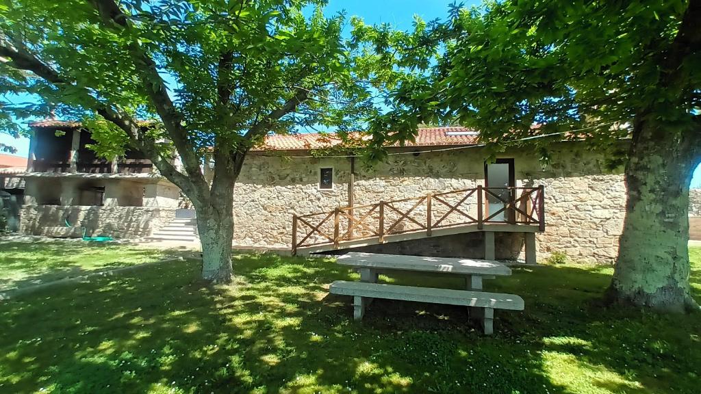Zahrada ubytování A caseta de Mourelle