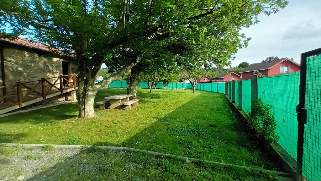 Zahrada ubytování A caseta de Mourelle