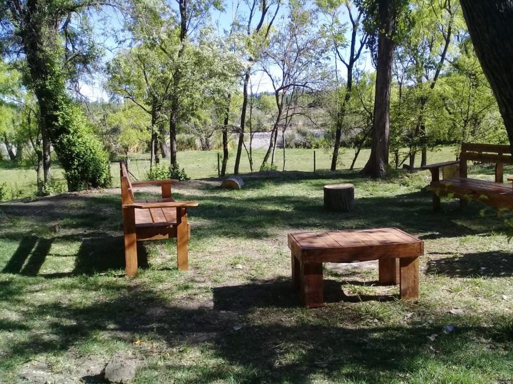 Un jardín fuera de La Casita del Bosque