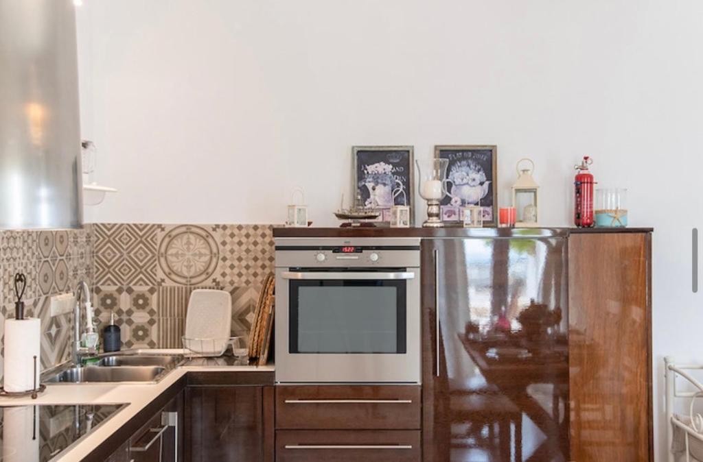 Kuchyň nebo kuchyňský kout v ubytování Villa Sofia