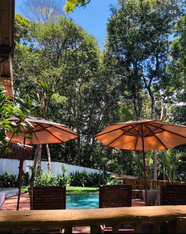 Zahrada ubytování Villa Sagui Trancoso