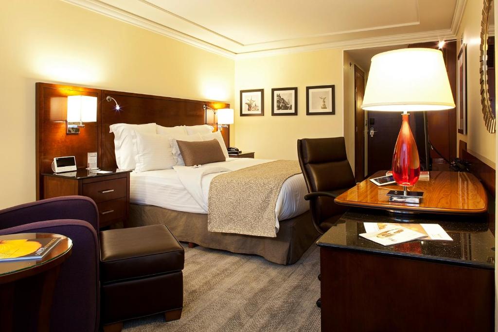 Cama o camas de una habitación en Mexico City Marriott Reforma Hotel