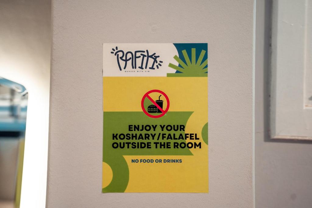 Certifikát, hodnocení, plakát nebo jiný dokument vystavený v ubytování Rafiki Hostels - Dahab