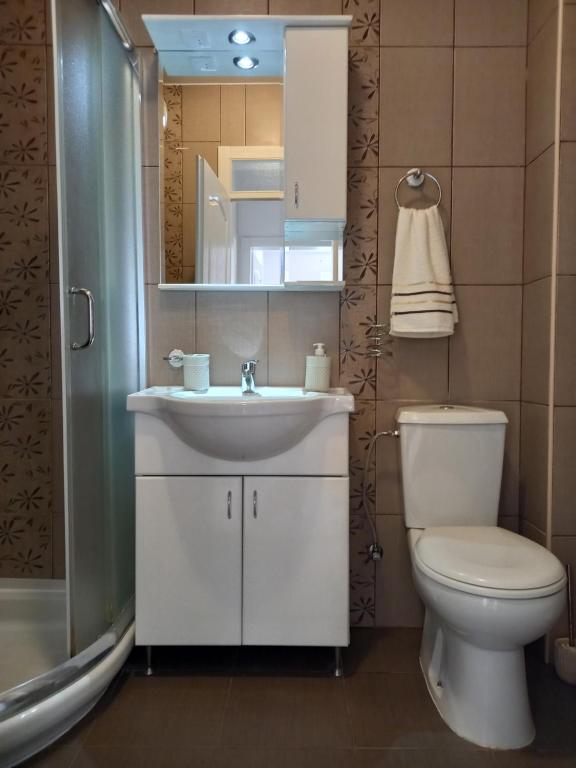 Koupelna v ubytování Apartman Marija