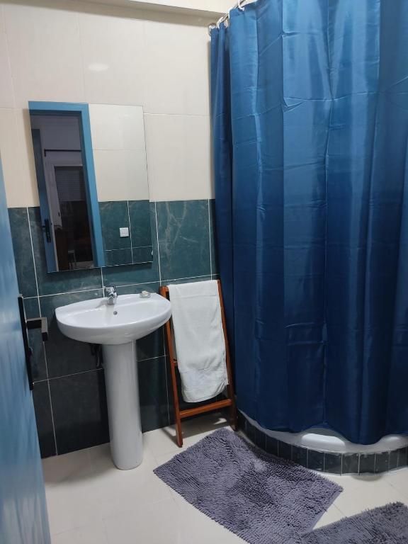 Koupelna v ubytování Moderne appartement