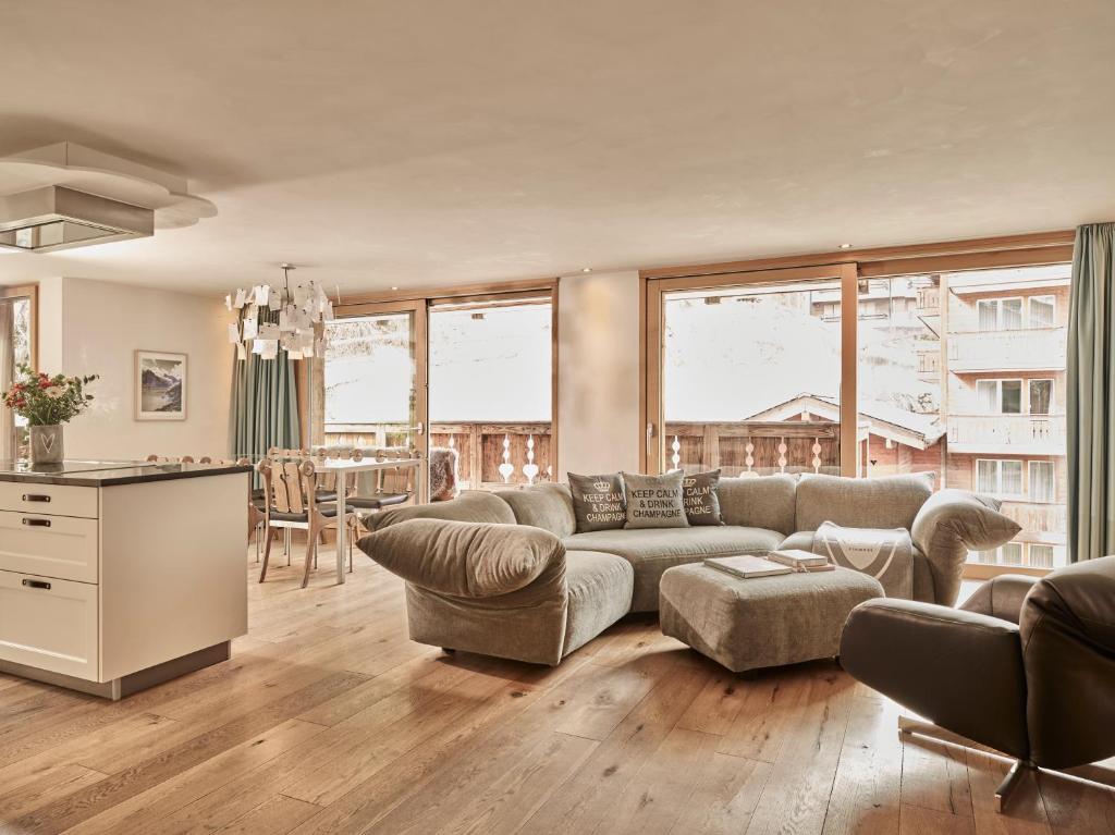 Posezení v ubytování Firefly Luxury Suites
