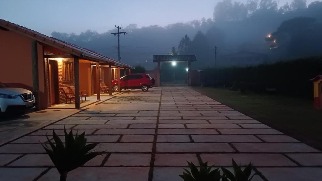 O edifício onde a casa de hóspedes está situado