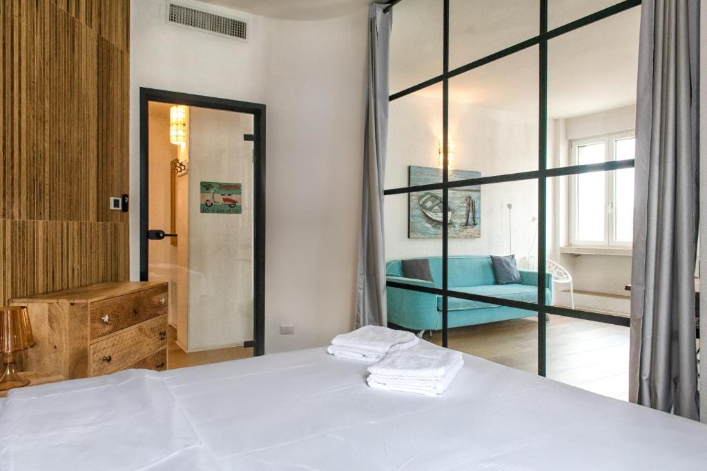 Posteľ alebo postele v izbe v ubytovaní Luxury Flat by Central Station / Unique View