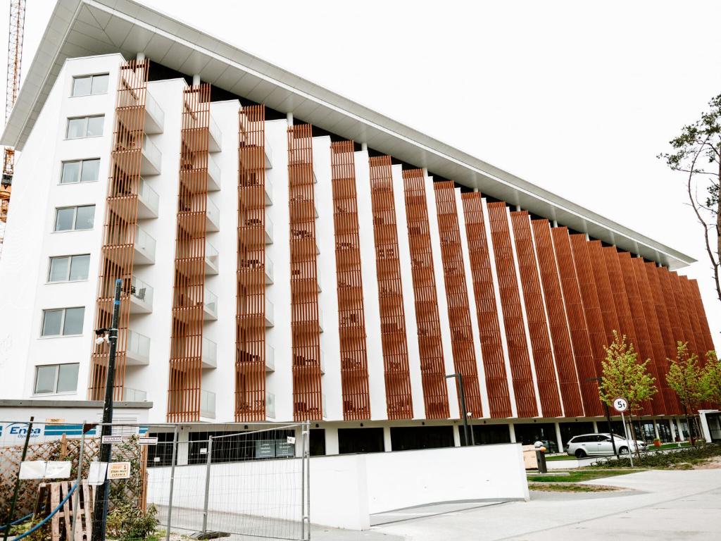 ポビエロボにあるApartment in Pobierowo near Baltic Beachの建物の外観