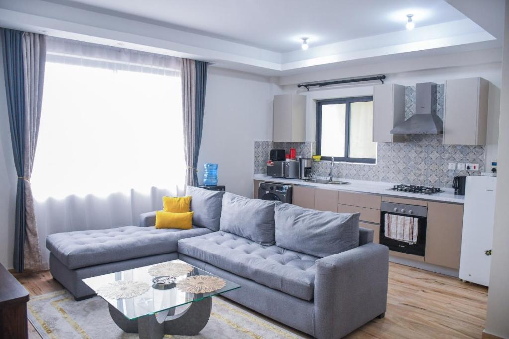 Kuhinja ili čajna kuhinja u objektu Elegant One Bedroom in Westlands