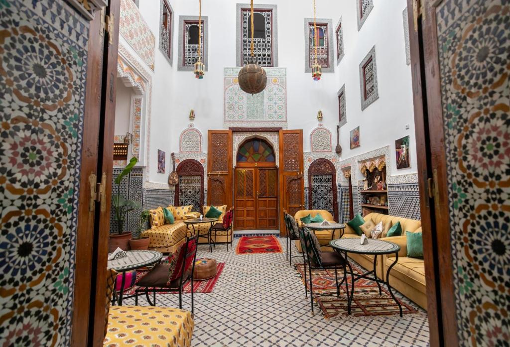 Restaurace v ubytování Riad Tarab Fes