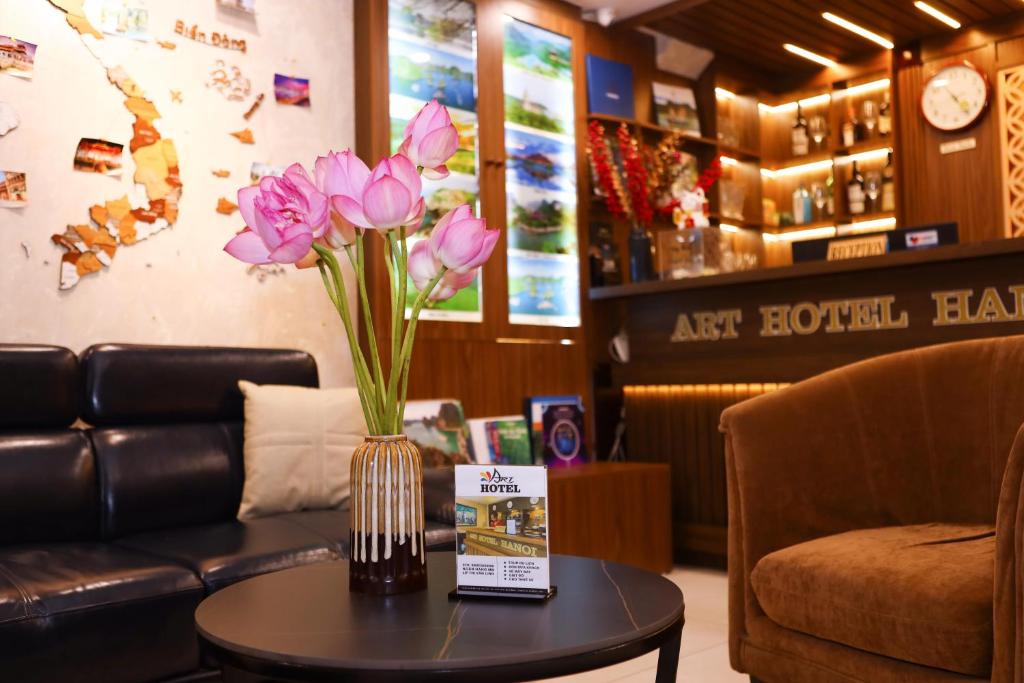 Posezení v ubytování Art Hotel Ha Noi