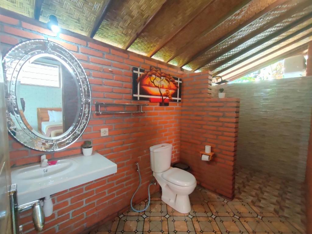 Koupelna v ubytování The Lumbung Tejakula
