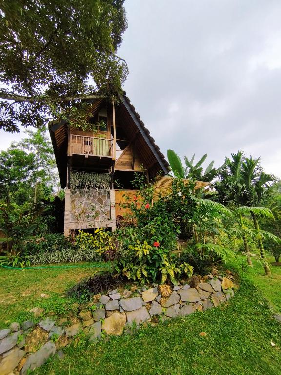 Zahrada ubytování Kebun Hanoman Villa