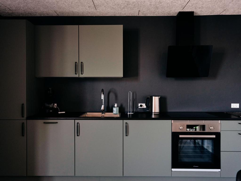 Kuchyň nebo kuchyňský kout v ubytování Studio Apartment / Unique Location / Stunning View