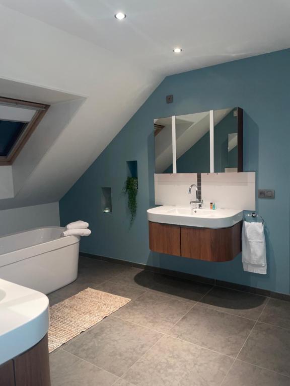 Koupelna v ubytování Bonne Suite Chambre d'Hotes