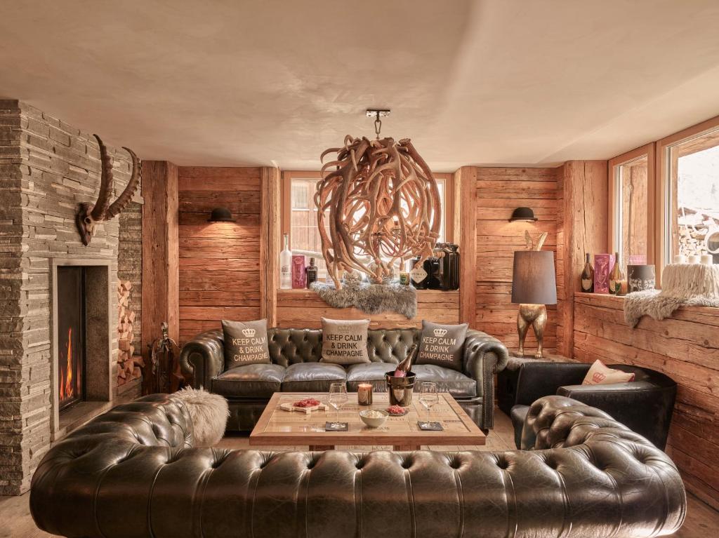 Posezení v ubytování Firefly Luxury Suites