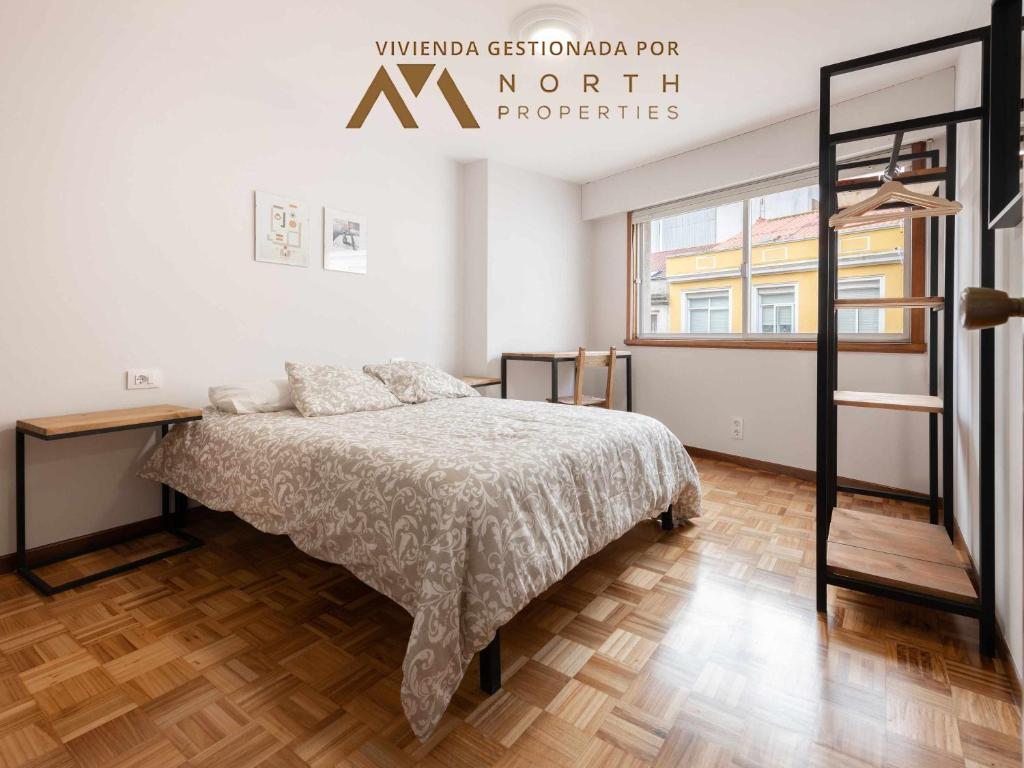 Postel nebo postele na pokoji v ubytování Fonte Camba 552 Apartament