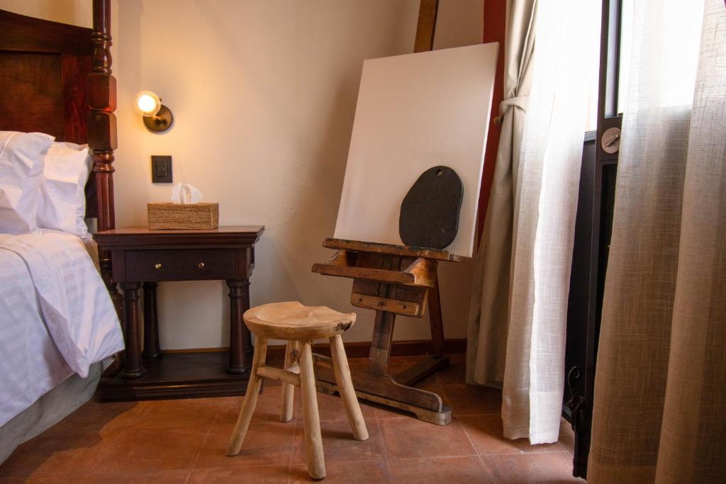 Postel nebo postele na pokoji v ubytování Casa Moseua