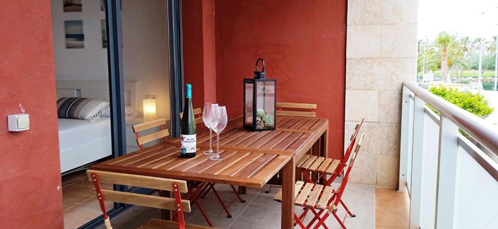 Balkón nebo terasa v ubytování Apartament Julia