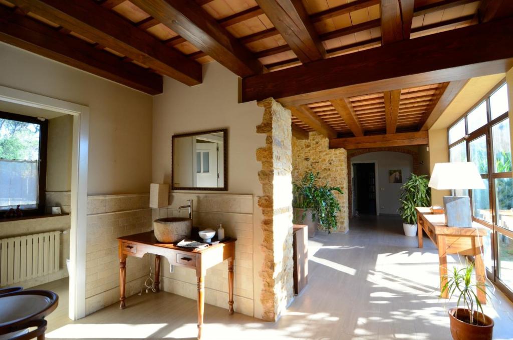 Posezení v ubytování Villa Brugueres Begur
