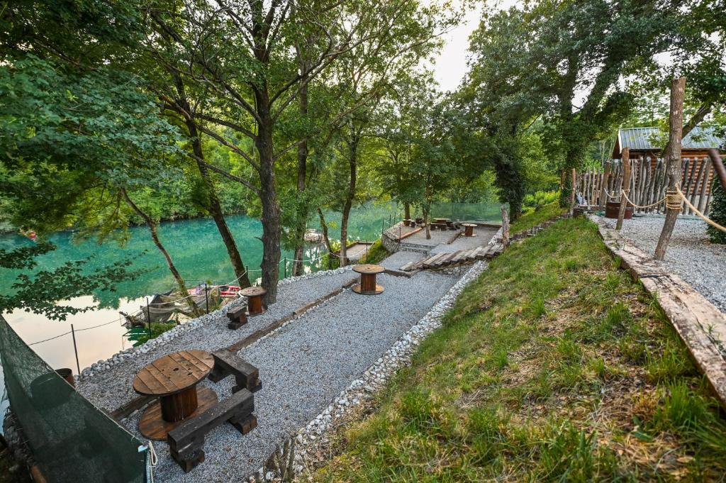 Zahrada ubytování Via river