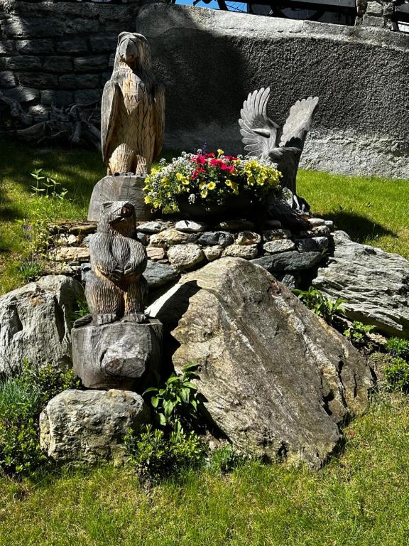 Zahrada ubytování Haus Floralp