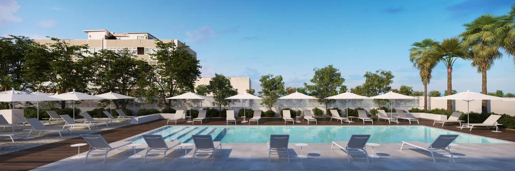 Bazén v ubytování B21 Lifestyle Hotel nebo v jeho okolí