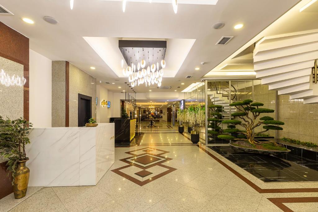 Vstupní hala nebo recepce v ubytování Marble Hotel