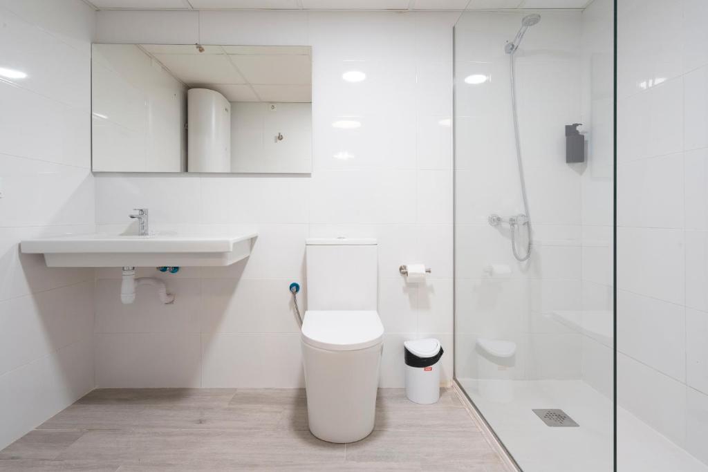 Koupelna v ubytování Ereta Rooms Habitaciones baño privado