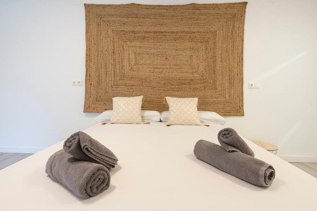 Postel nebo postele na pokoji v ubytování Ereta Rooms Habitaciones baño privado
