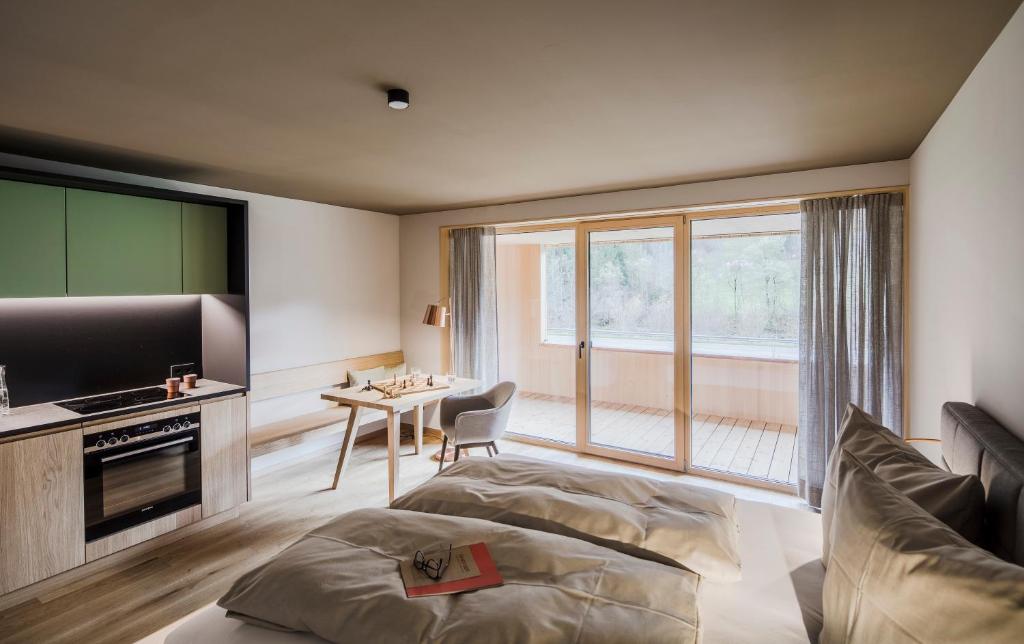 Posezení v ubytování freiraum Apartments