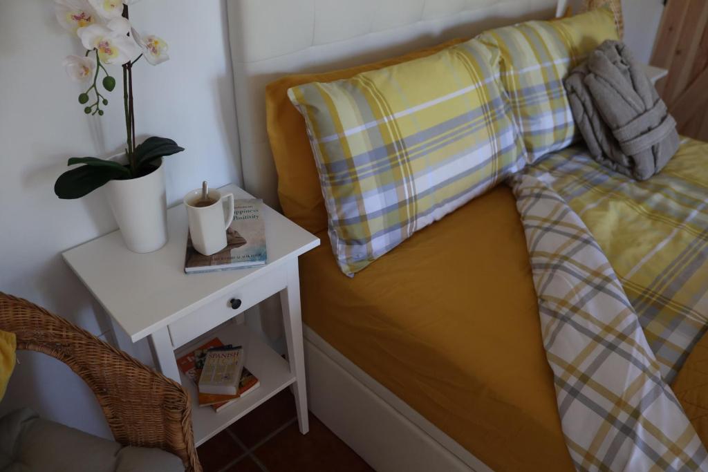 Postel nebo postele na pokoji v ubytování Finca Flor