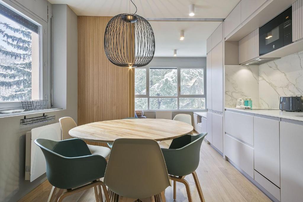 Nhà bếp/bếp nhỏ tại Luderna - Apartamento Saumet A7 Margalida