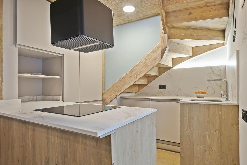 Kuchyň nebo kuchyňský kout v ubytování Luderna - Casa con terraza Codorna