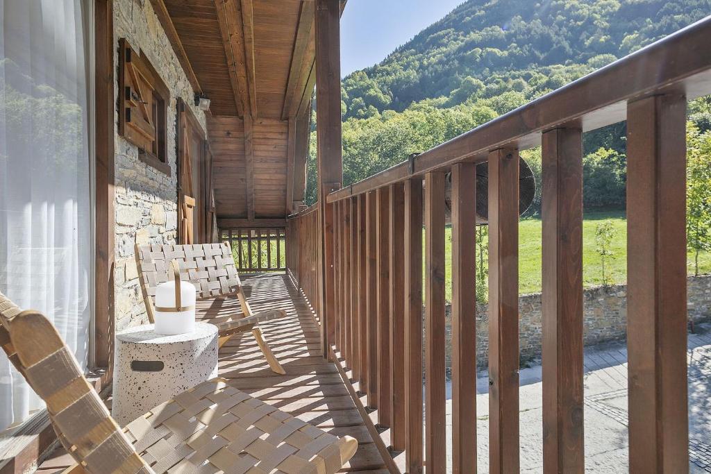 Nespecifikovaný výhled na hory nebo výhled na hory při pohledu z apartmánu