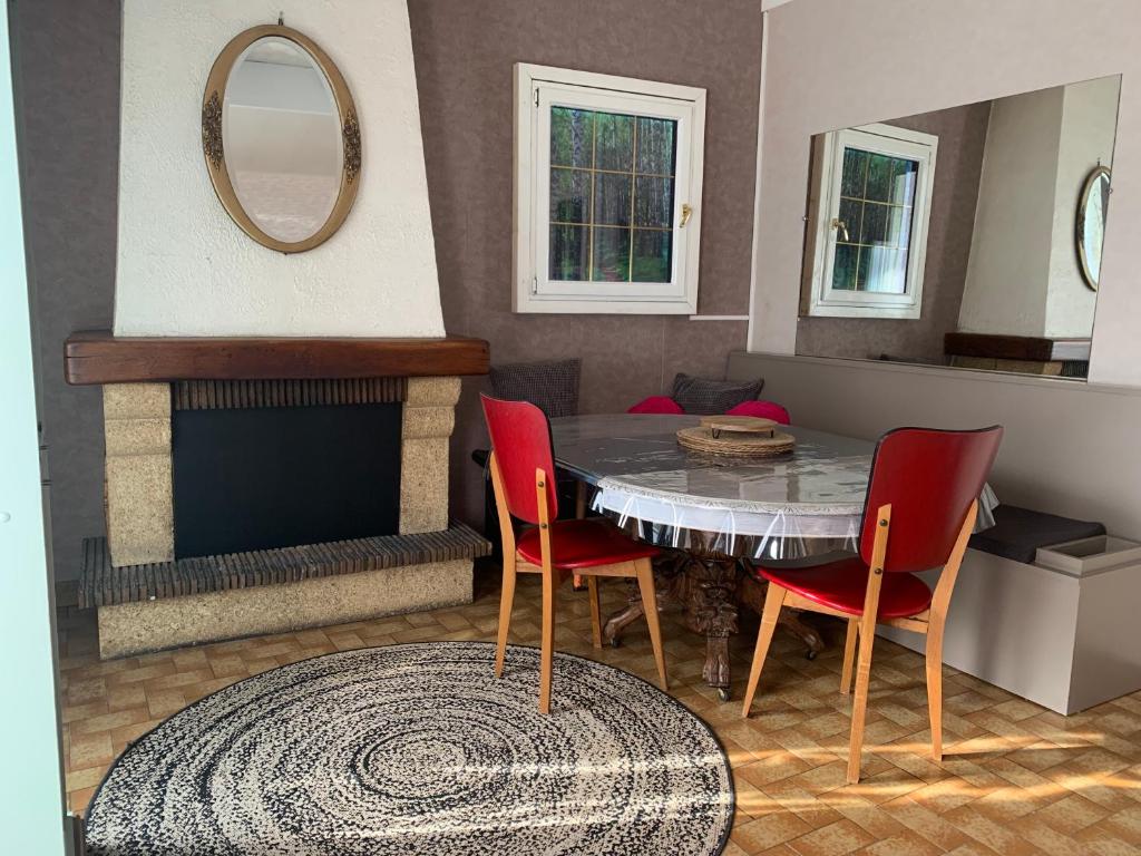 Posezení v ubytování Le gîte du familistère