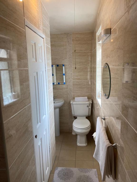 Koupelna v ubytování Clonmore Lodge B&B