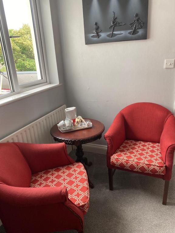 Posezení v ubytování Clonmore Lodge B&B
