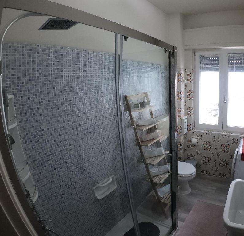 Koupelna v ubytování Casa Vacanze da Emanuela
