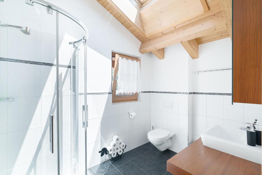 Koupelna v ubytování Chalet Ulysse