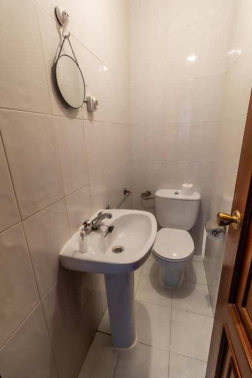 Kúpeľňa v ubytovaní Hostal San Pelayo
