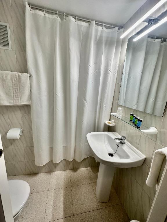 Koupelna v ubytování Hotel El Paraíso
