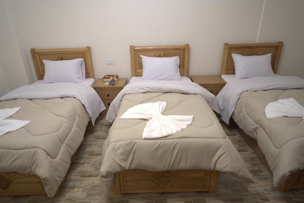 Postel nebo postele na pokoji v ubytování Central Cairo Hotel