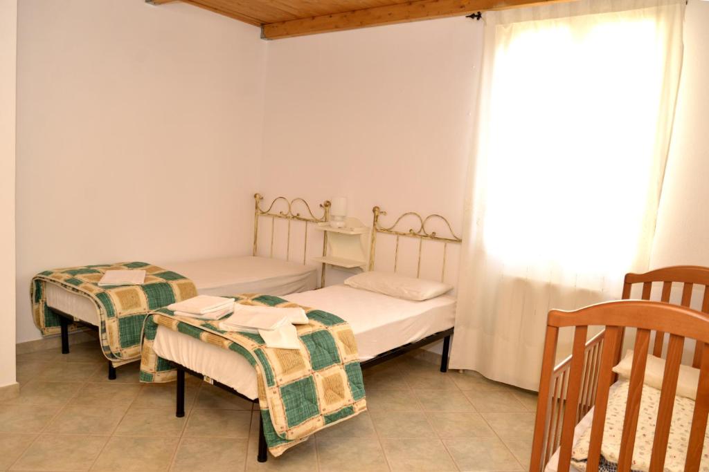 Postel nebo postele na pokoji v ubytování B&B S'Incontru