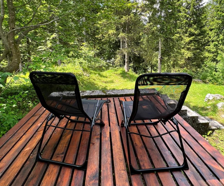 Vonkajšia záhrada v ubytovaní ~Chalet_Rifugio tra i boschi~